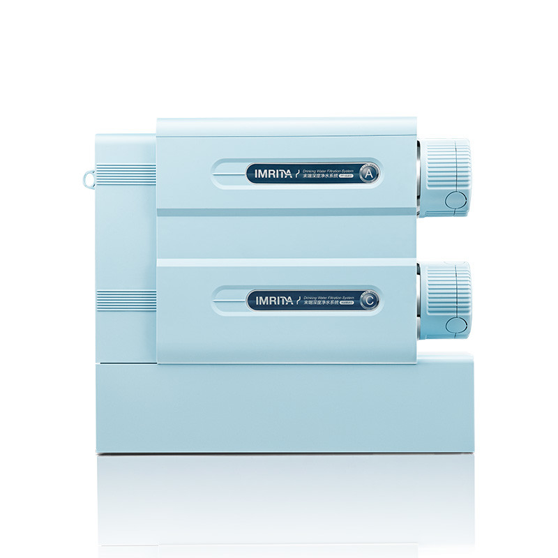 Couleur bleu-clair du système 120W d'épurateur de l'eau de maison de ROHS 600GPD