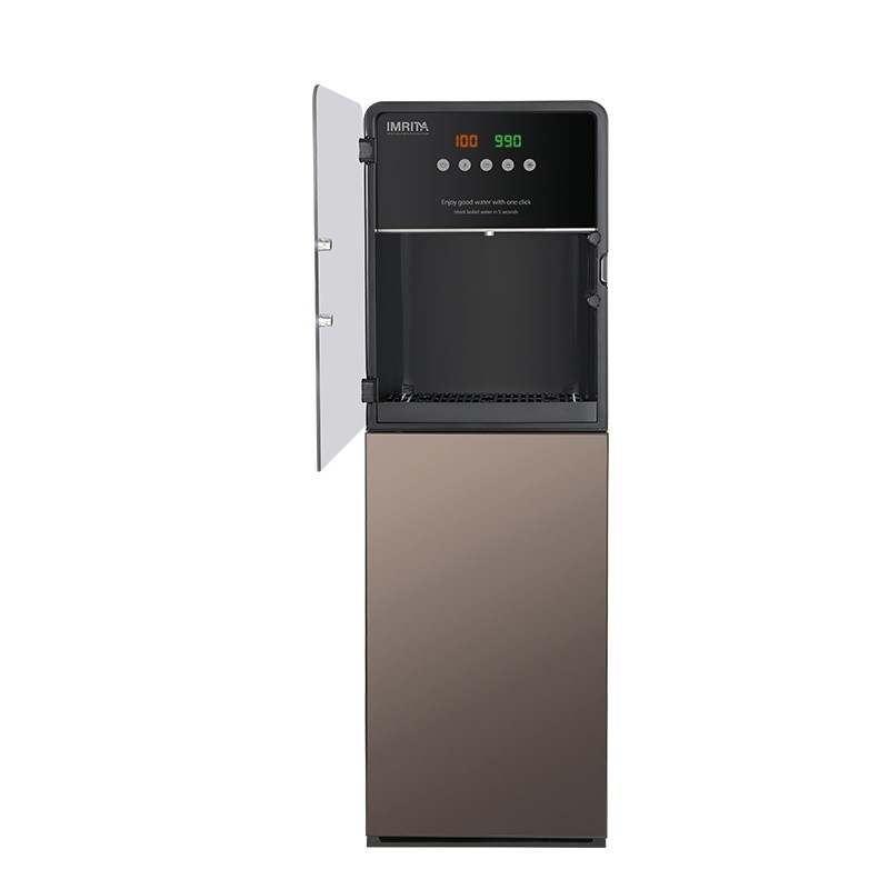 Refroidisseur d'eau libre de Cabinet de la CE, distributeur filtré debout libre de l'eau de 5 Temp