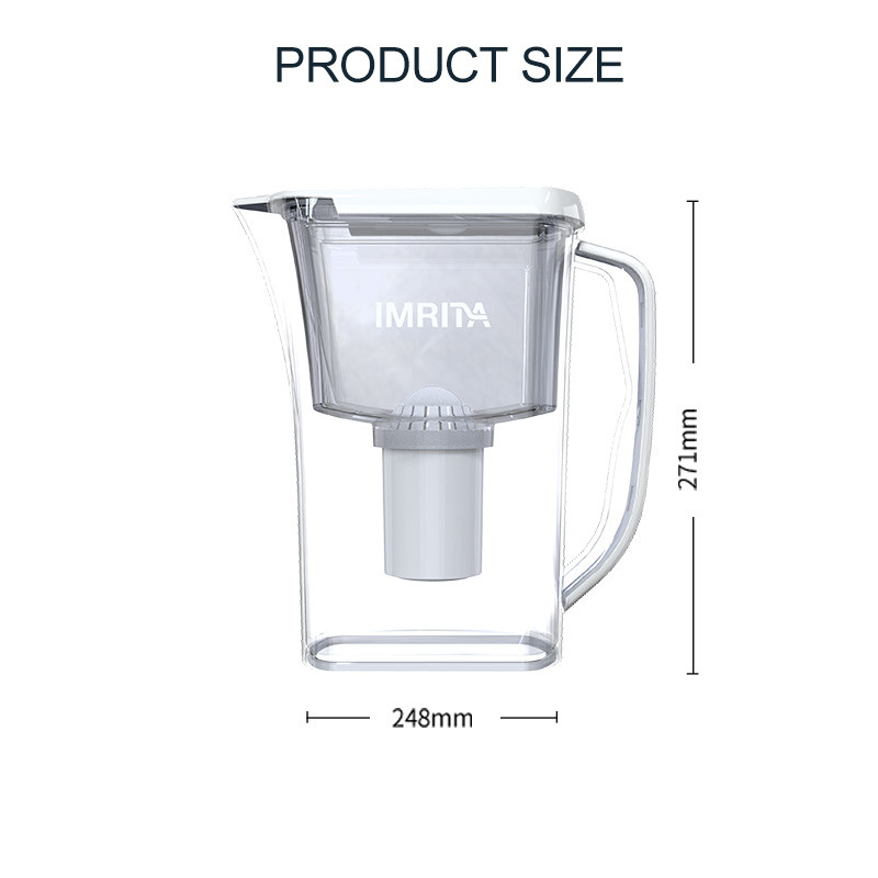 Broc alcalin Multiscene de filtre d'eau d'enlèvement de chlore pratique