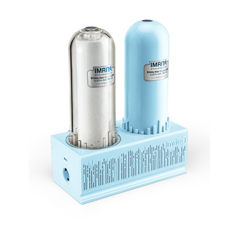 système de filtre d'eau du robinet de 231X112X294mm, épurateur universel de l'eau d'évier de cuisine
