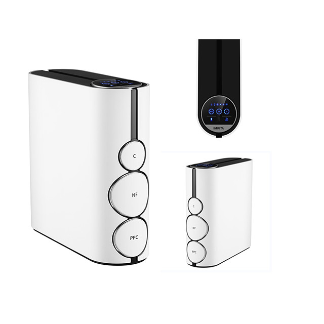 Système de purification d'eau par osmose inverse en acier inoxydable Filtre de robinet Longue durée de vie