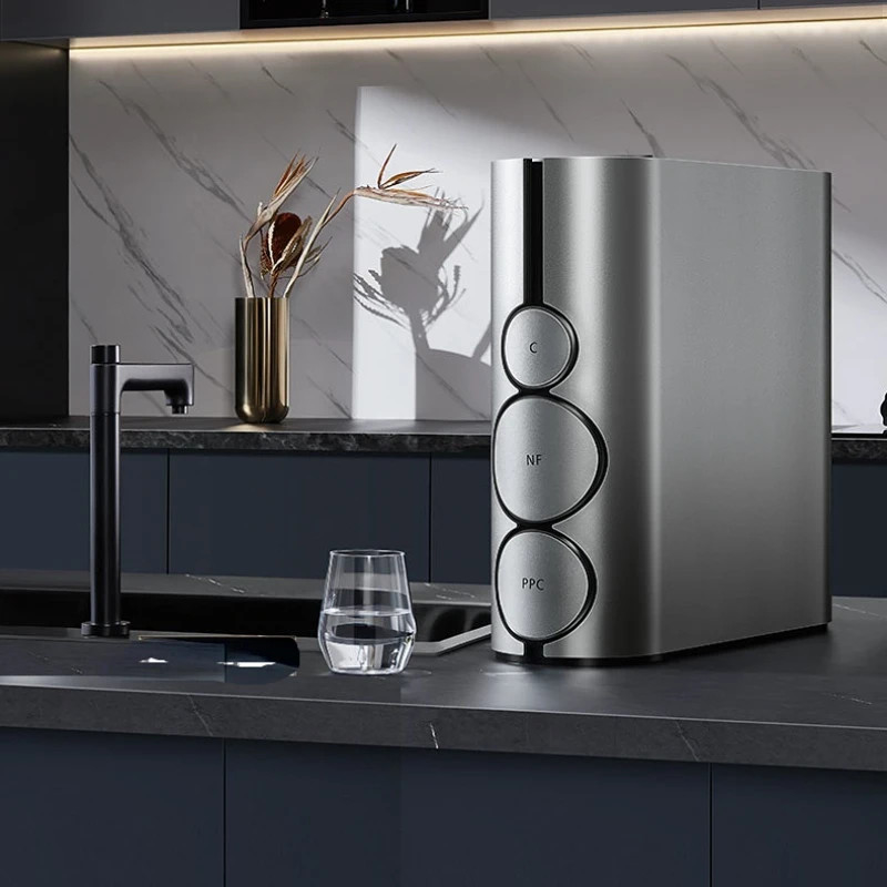Système de purification d'eau par osmose inverse Purificateur d'eau en acier inoxydable pour système municipal de purification d'eau