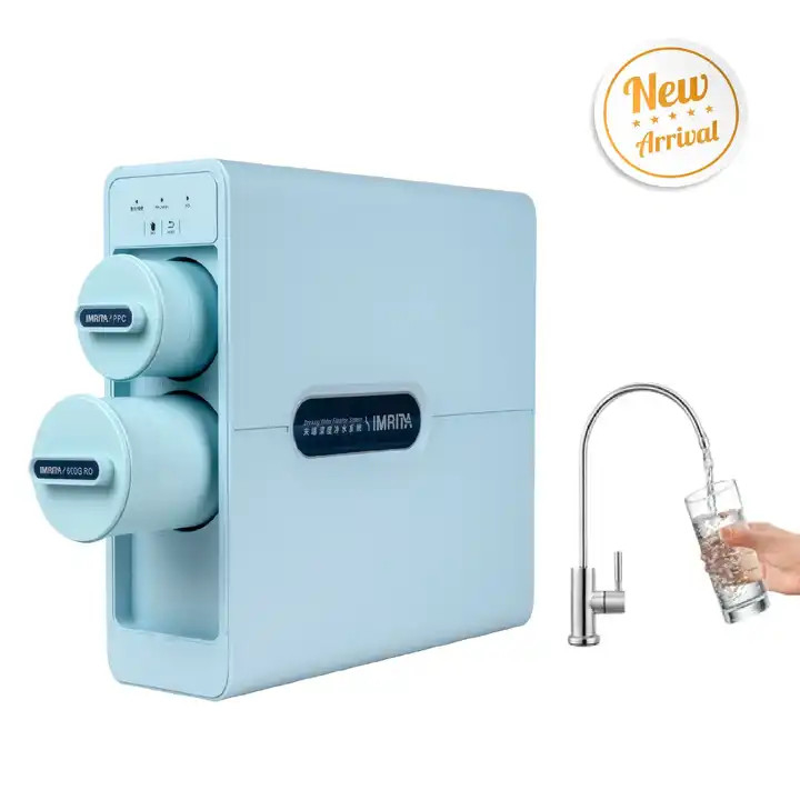 Imrita Vente à chaud sous évier machine à filtrer l'eau par osmose inverse sans réservoir 600GDP Ro système purificateur d'eau